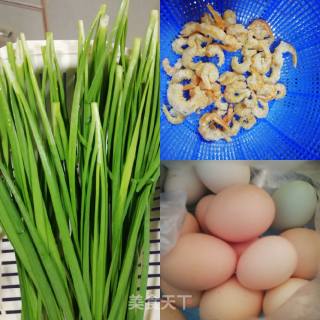 Leek and Dried Shrimp Omelette recipe