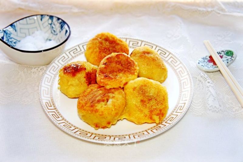 Pan Fried Sticky Bean Buns recipe