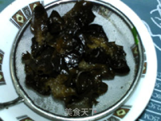 Steamed Custard with Black Fungus recipe