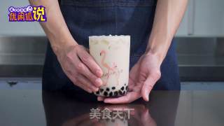 Spike Milk Tea Shop's Homemade Milk Tea Osmanthus Jasper Milk Green recipe