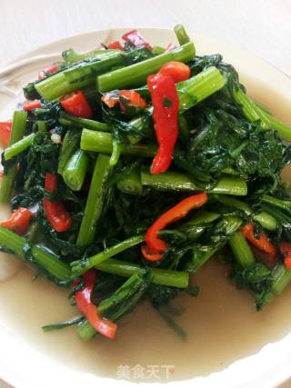 #快手懒人饭#fried Chrysanthemum Chrysanthemum recipe