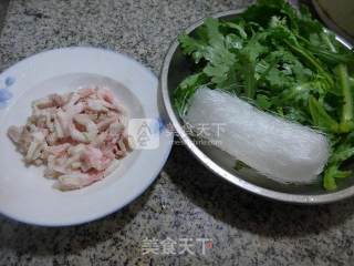 Pork Vermicelli Boiled Wormwood recipe