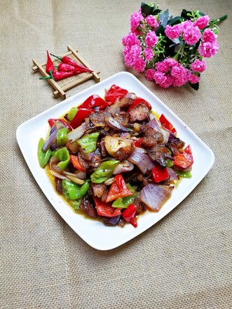 Full of Sichuan Flavor ~ Spicy Dried Sausage with Seasonal Vegetables