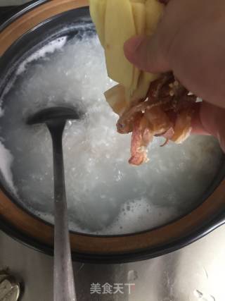 Shrimp Dried Squid Lean Pork Congee recipe