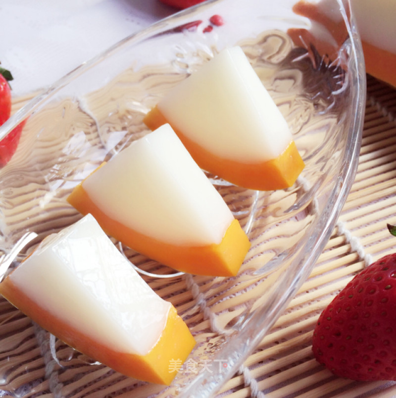 White Jelly Milk Papaya Jelly recipe