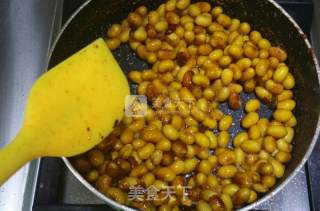 Fried Rice with Sweet and Salty Beans and Garlic Sprouts (garlic Sprouts) recipe