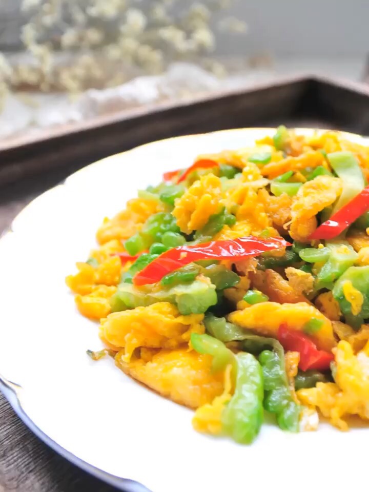 Bitter Gourd Scrambled Eggs recipe