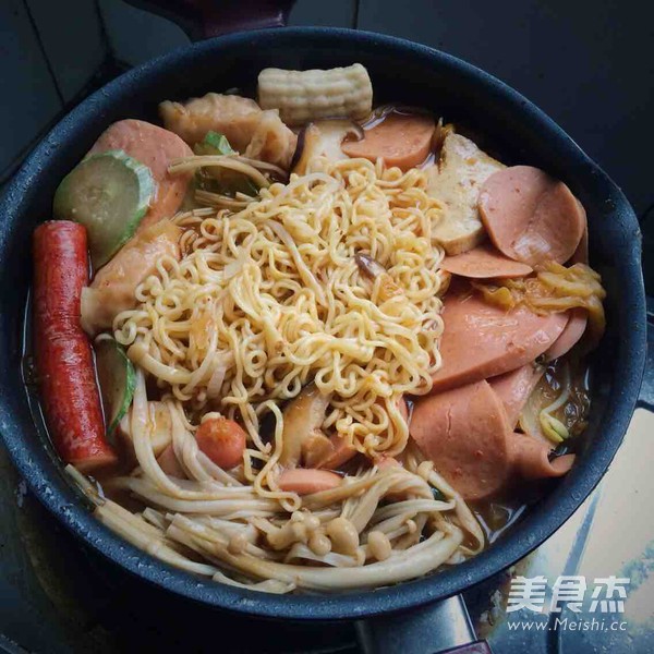 Lazy Version. Army Hot Pot recipe