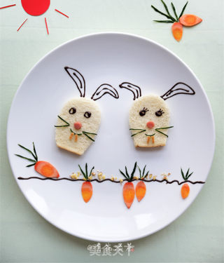 Happy Breakfast, Cute Bunny Will Play with You recipe