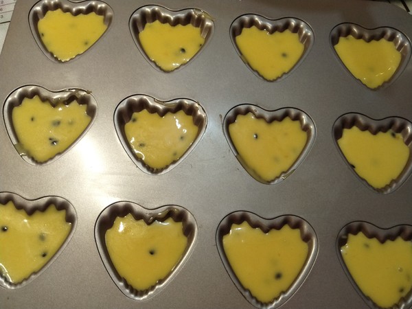 Passion Fruit Heart Shaped Madeleine recipe