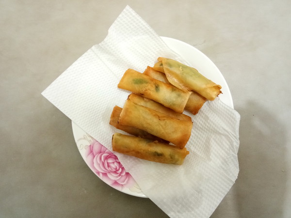 Three Silk Spring Rolls recipe