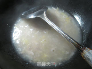 Egg White Vegetable and Rubber Fish Soup recipe