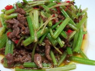 Stir-fried Donkey Meat with Celery recipe