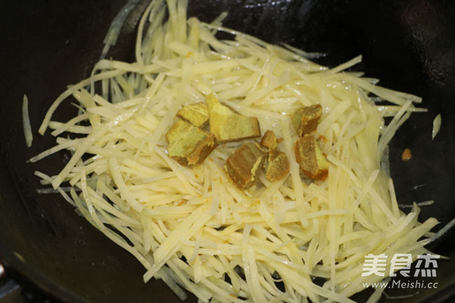 Curry Potato Shreds recipe