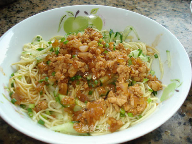 Cucumber Fried Noodles recipe