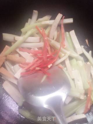 Celery Dried Tofu recipe