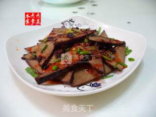 Oyster Sauce Pork Liver recipe