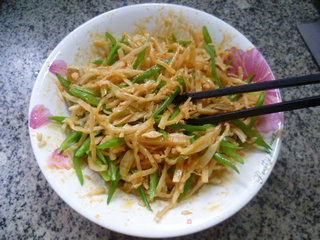 Soybeans Mixed with Jade Bamboo Shoots recipe