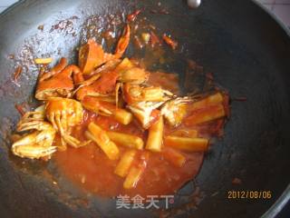 Rice Cake Crab with Tomato Sauce recipe