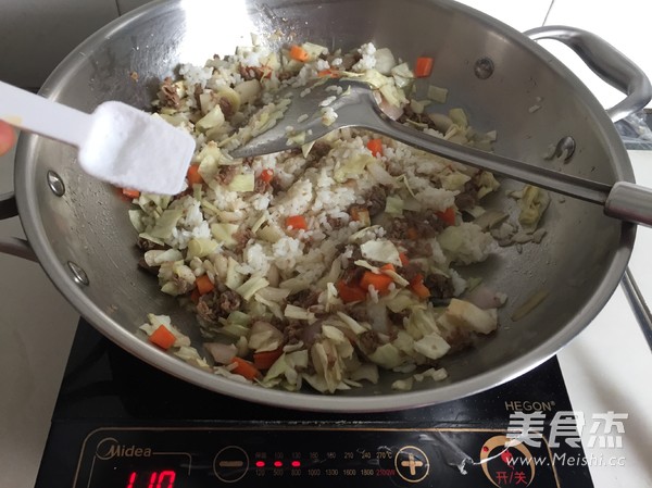 Cumin Beef Fried Rice recipe
