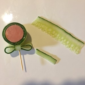 Lollipop Cucumber Ham Roll recipe