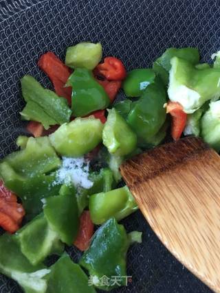 Stir-fried Pork with Vegetables and Peppers recipe