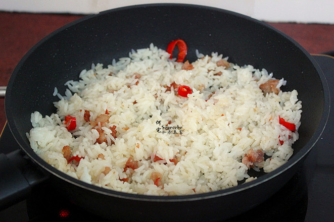 Spicy Minced Pork Fried Rice recipe