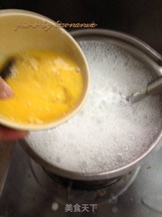 Fruit Wine Stuffed Egg Soup recipe