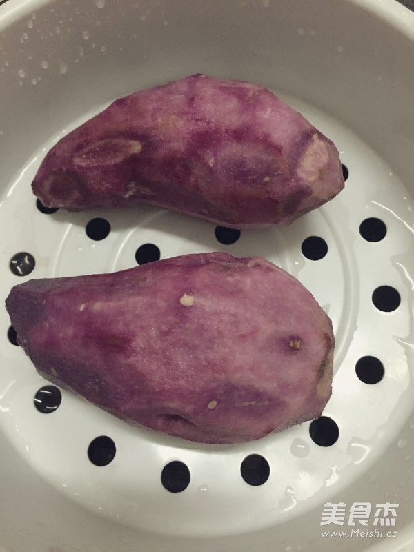 Purple Sweet Potato Crystal Rice Dumpling recipe