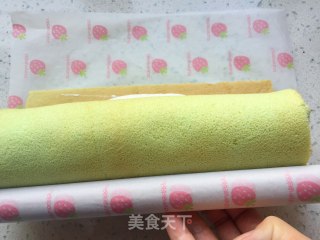 Colorful Kiwi Cake Roll recipe