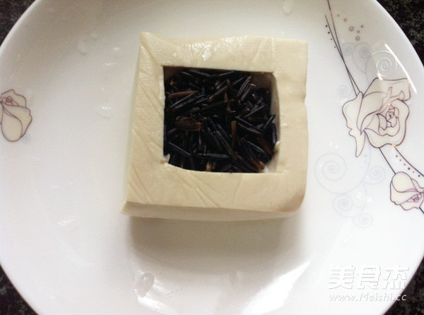 Rice and Tomato Steamed Tofu recipe