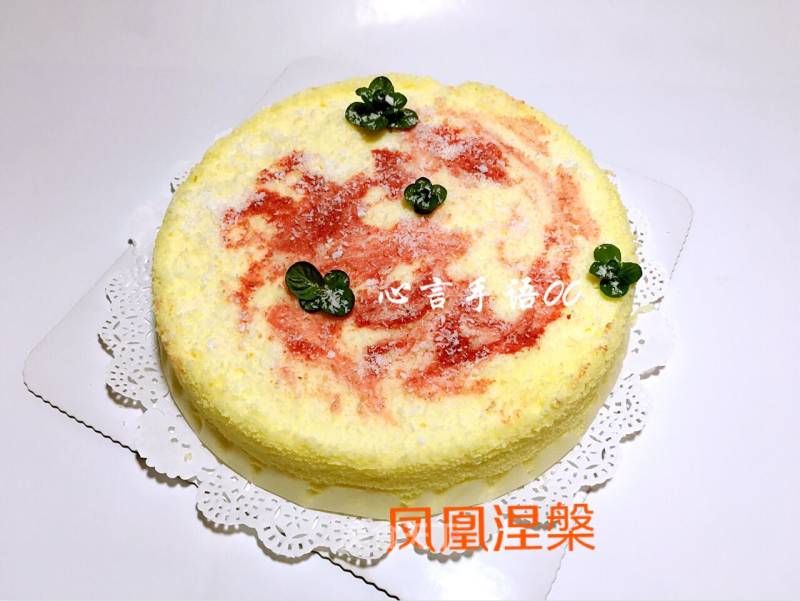 Red Velvet Printed Light Cheesecake recipe