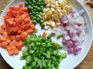 Baked Rice with Golden Cheese recipe