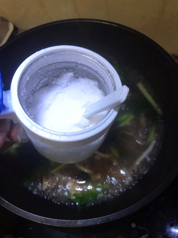 Potato Flour Beef Roll Soup recipe