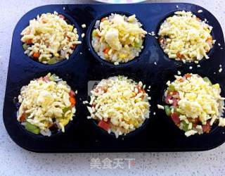 Colorful Baked Fried Rice recipe