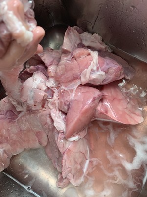 Clean Pig Lungs recipe