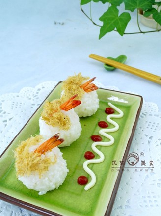 Shrimp Pork Floss Rice Ball
