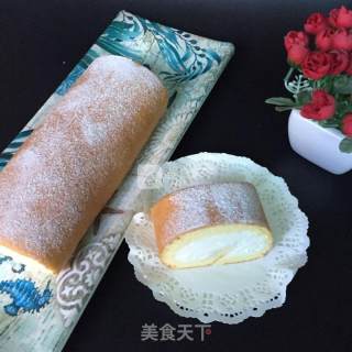 Chiffon Cake Roll (small Four Rolls) recipe