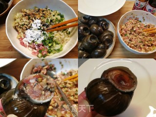 Qingming Snails, Surpassed Goose ~ Snail Stuffed recipe