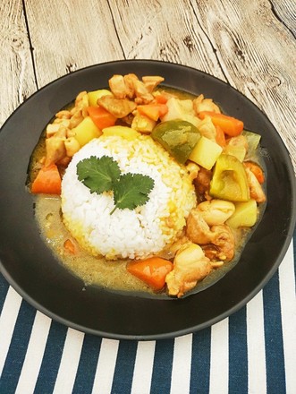 Curry Chicken Rice recipe