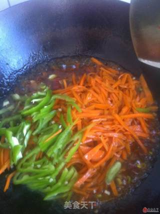 Sweet and Sour Carrots Served with Rice recipe