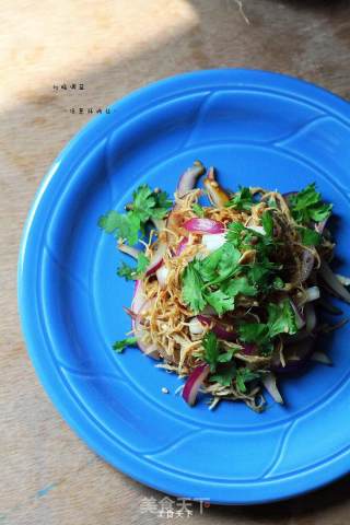 Chicken Shredded with Onion recipe