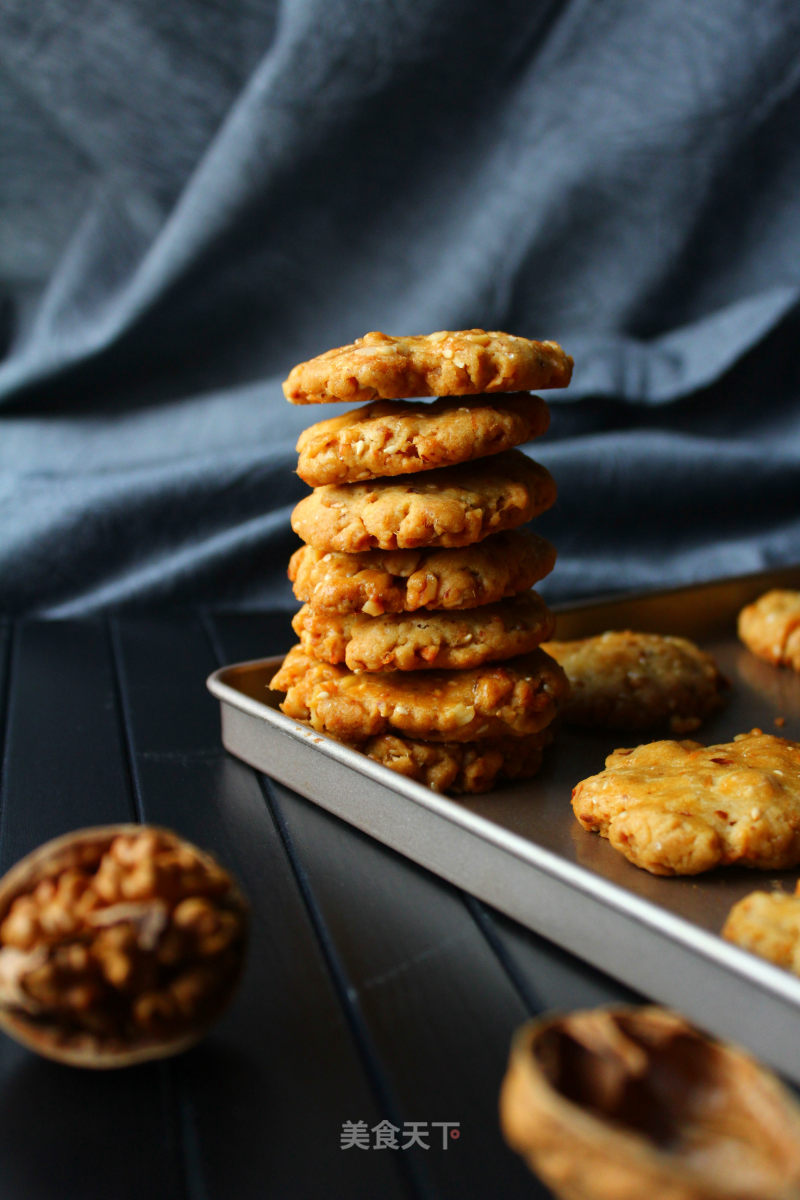 #四session Baking Contest and is Love to Eat Festival# Meat Floss Nut Crisp recipe