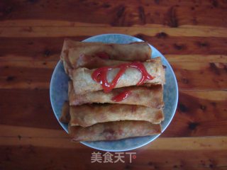 【heinz Tomato Sauce】all-match Spring Rolls recipe