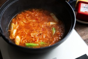 Super Rich Korean Spicy Cabbage Tofu Soup‼ ️healing Food in Winter recipe