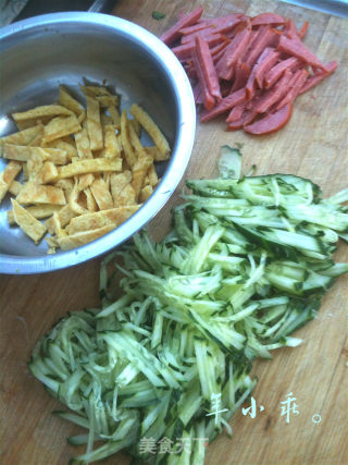Cold Cucumber and Enoki Mushrooms. recipe