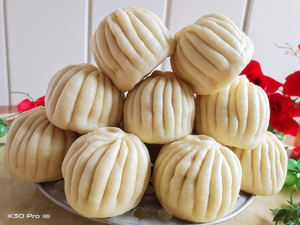 Taro Pork Buns (one-time Fermentation) recipe