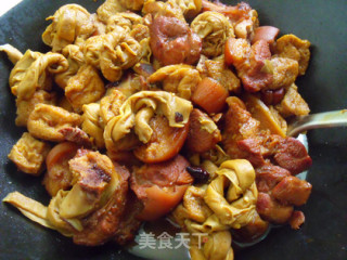 [home-cooked Meat Dishes Suitable for Summer]---stir-fried Hoof Pork with Wine recipe