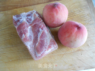 Braised Pork with Peach recipe