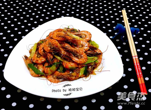Stir-fried Sea Prawns with Shallots recipe